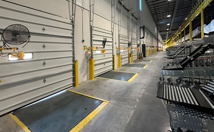 loading doors inside